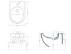 ArtCeram FLB003 17 00 ArtCeram FILE 2.0 Биде подвесное 37х52 см, 1 отверстие, цвет черный матовый/покрытие Saniglaze