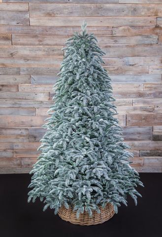 Ель Нормандия Пушистая 100% литая 185см заснеженная Triumph Tree