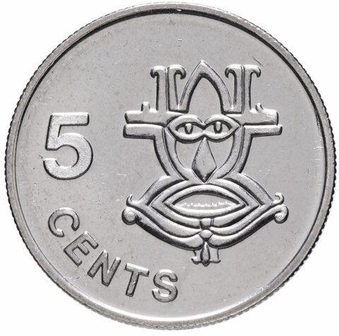 5 центов. Соломоновы острова. 1996 год. UNC