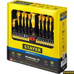 STAYER Hercules-Pro-37, 37 предм., набор отверток с насадками (25312-H37)