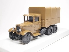 ZIS-6 with awning brown LOMO-AVM 1:43