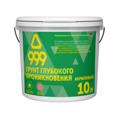 Грунт глубокого проникновения 999 10 л