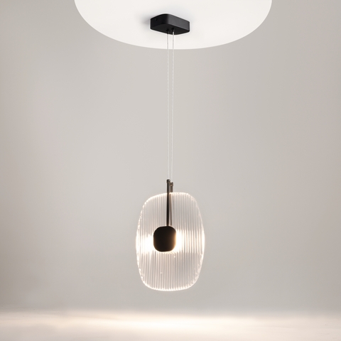 Подвесной светодиодный светильник Maytoni Eclipse MOD152PL-L1BK