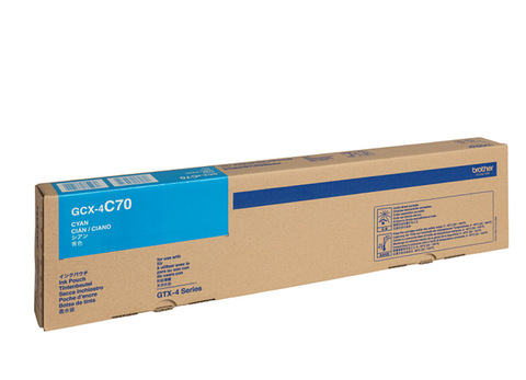 Картридж с текстильными чернилами Brother GCX-4C70 cyan 700 ml для Brother GTX-422 (BGCX40C07000112 / BGCX40C7000012)
