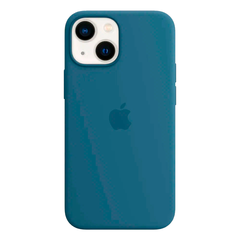 Силиконовый чехол с поддержкой MagSafe Apple Silicone Case для iPhone 13 mini, Blue Jay (Полярная лазурь)