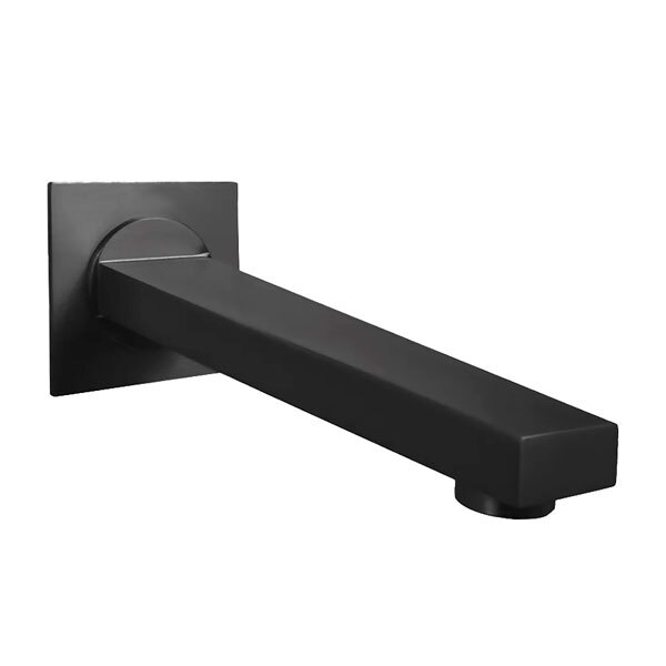 излив из стены чёрный