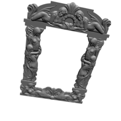 Силиконовый молд № 409 рамка малая