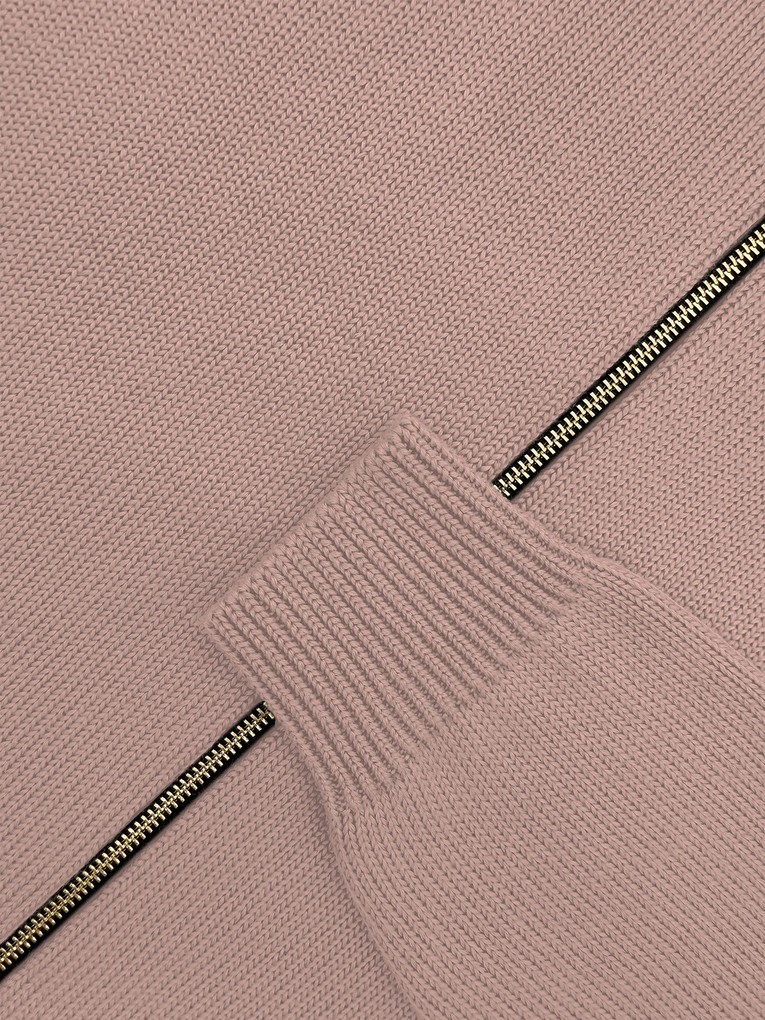 Толстовка на замке из мягкой шерсти