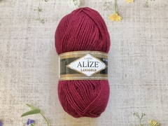 Пряжа ALIZE "Lana Gold Classic". 57 бордовый