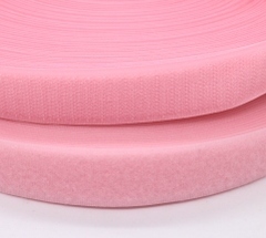 Велкро/липучка комплект, ш. 2,5 см, розовый