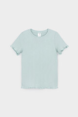 пижама  для девочки  К 1596/голубой опал,радостные цветы