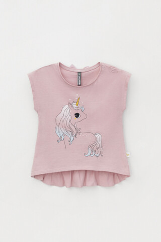 фуфайка  для девочки  КР 302319/розово-сиреневый к447