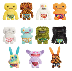 Рандомный Плюшевый брелок-монстр Fuggler Annoyed Alien в трусах