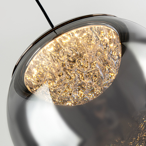 Подвесной светодиодный светильник Modelux ML.2338.180 BK-BK