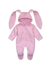 Комбинезон с ушками (розовый) (без утеплителя)