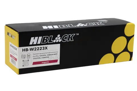 Картридж Hi-Black (HB-W2223X) для HP CLJ Pro 3203DN, 3288DN, MFP 3303FDN, 3388FDN, M, 2,5K