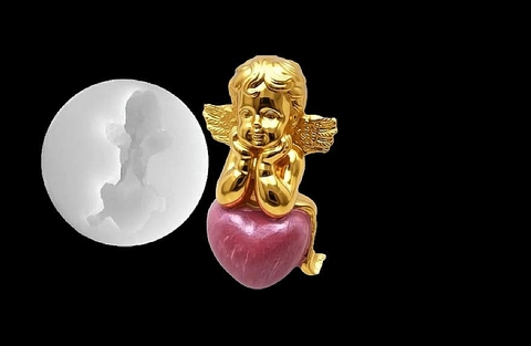 Силиконовый молд Ангелочек № 27