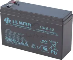 Battery Delta HR 6-12, voltage 6V, capacity 12Ah, 151x50x100mm
