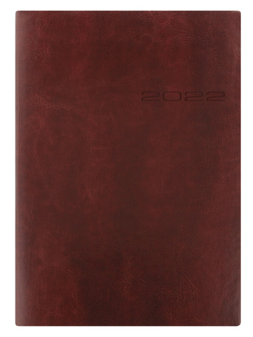 Ежедневник Letts Lecassa A5, кожа искусственная, кремовые страницы, мягкая обложка, коричневый (22-081458)