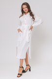 Платье для беременных и кормящих 13472 белый
