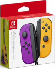 Набор контроллеров Joy-Con (Nintendo Switch, неоновый фиолетовый / неоновый оранжевый)