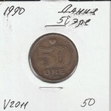 V2011 1990 Дания 50 эре