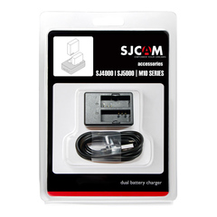 Зарядное устройство на 2 аккумулятора экшн камеры SJCAM SJ4000 SJ5000