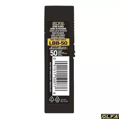 OLFA EXCEL BLACK, 18 мм, 50 шт, в боксе, сегментированные лезвия (OL-LBB-50)