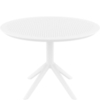 Пластиковый стол Sky Ø105 см, белый