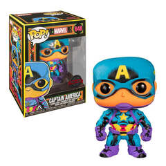 Funko Pop! POP Marvel: Black Light- Captain America