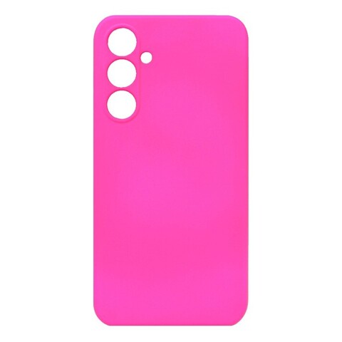 Силиконовый чехол Silicone Cover с защитой камеры для Samsung Galaxy S23 FE (Розовый)