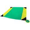 Картинка пляжное покрывало Ticket to the Moon Beach Blanket Green/Yellow - 1