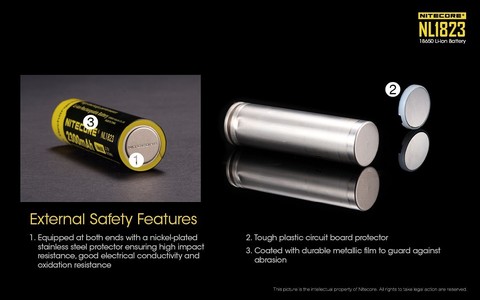 Аккумулятор Nitecore Rechargeable NL1823 18650 Li-Ion 2300mAh