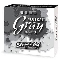 КРАСКА ETERNAL NEUTRAL GRAY INK SET 4 COLORS