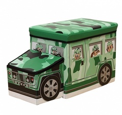 Коробка для хранения игрушек и вещей Blonder Home Jeep Green BJP/90