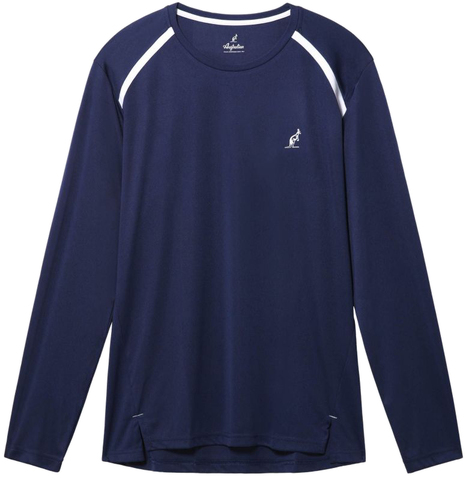 Теннисная футболка Australian Ace Logo Long Sleeve T-Shirt - blue cosmo