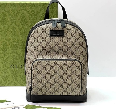 Рюкзак Gucci GG Supreme бежевый