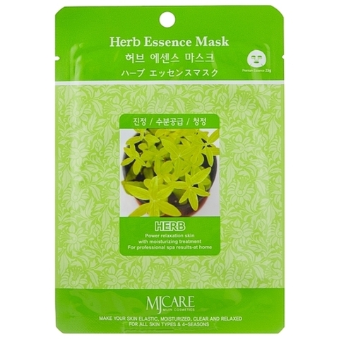 Купить MIJIN Essence Маска тканевая экстракты трав Herb Essence Mask