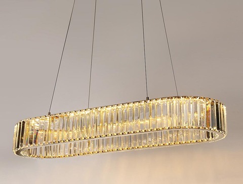 Подвесной светильник Newport 8445/90 oval gold