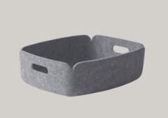 Лоток MUUTO полимерный войлок/grey 400х300х120h коллекция Restore Tray