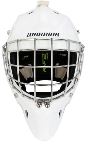 Шлем вратарский WARRIOR F2 E+ CE JR белый