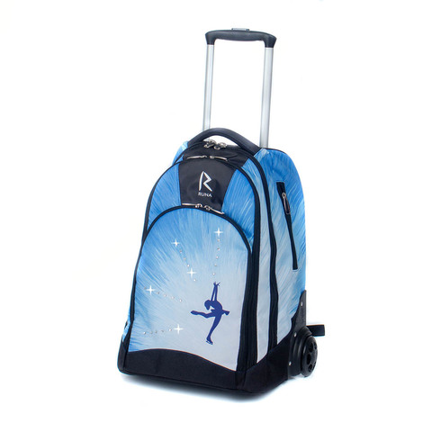 Сумка-рюкзак на колесиках «RUNA» Фигуристка Стразы