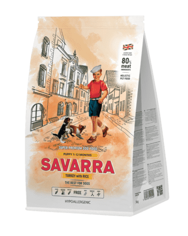 Купить Savarra Adult All Breeds Dogs Turkey Сухой корм для взрослых собак всех пород с индейкой