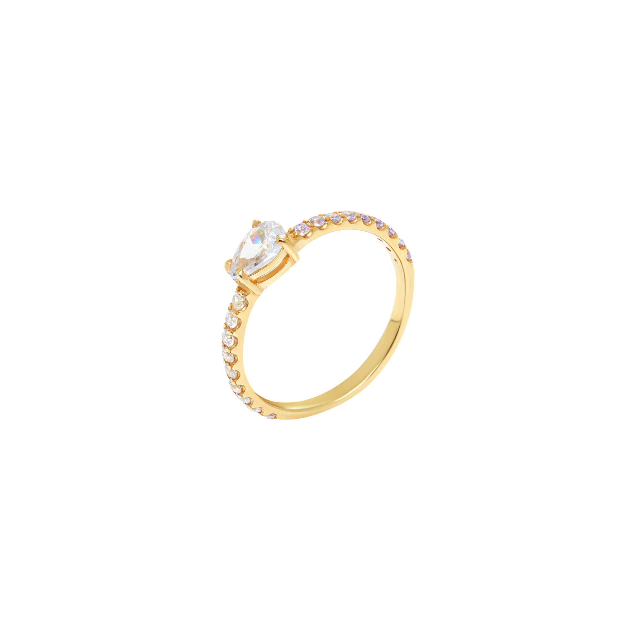 VIVA LA VIKA Кольцо Pear Ring – Gold Lavender viva la vika кольцо pear ring – silver blue