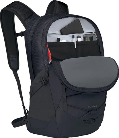 Картинка рюкзак городской Osprey Quasar 26 Black - 4