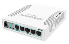 Mikrotik RB260GS CSS106-5G-1S - коммутатор RouterBOARD 260GS 5-port Gigabit smart switch with SFP cage, SwOS