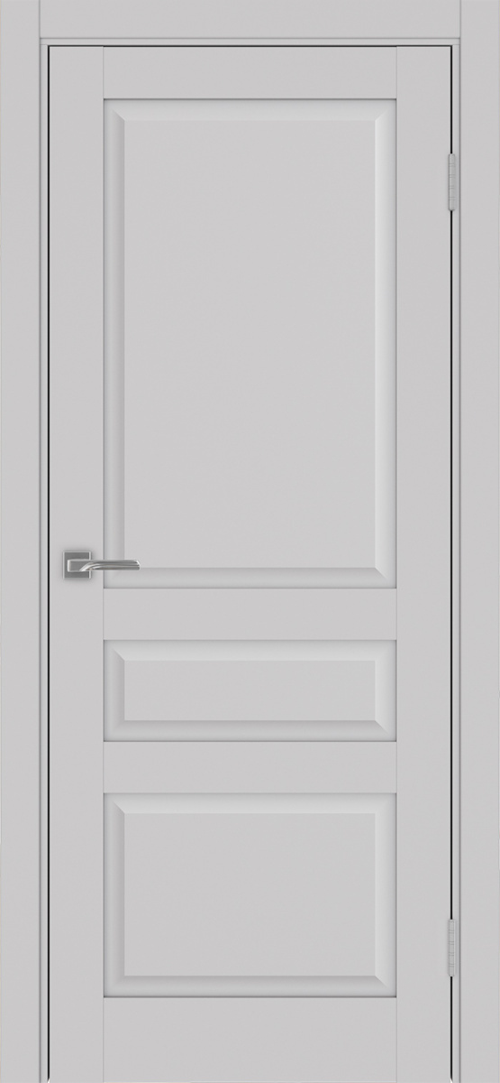 Дверь межкомнатная Оптима Порте Тоскана 631.111 ОФ3, цвет пепельный, экошпон, глухая