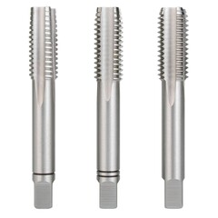 Метчик М12х1,75 (Комплект 3шт, левый) DIN352 HSS-G 6h 75мм a=7,0 H-Tools 230120LIHT