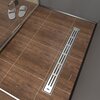 Timo К-т водоотводящий желоб SP10-800 из пластика, с порогами из нерж. стали + Декор. вставка DG10-800 Комплект: желоб SP10-800, с порогами + вставка DG10-800