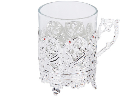 Стакан с подстаканником RNA-145002-Silver